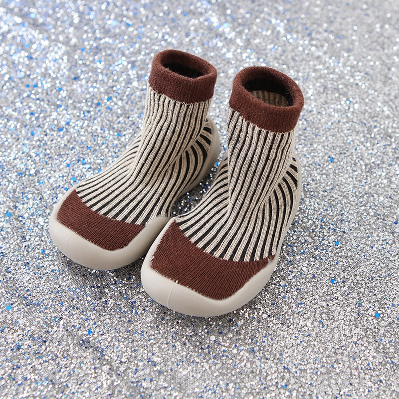 Baby Boys’ & Girls’ Non-Skid Moccasins – Toddler Indoor Floor Slippers