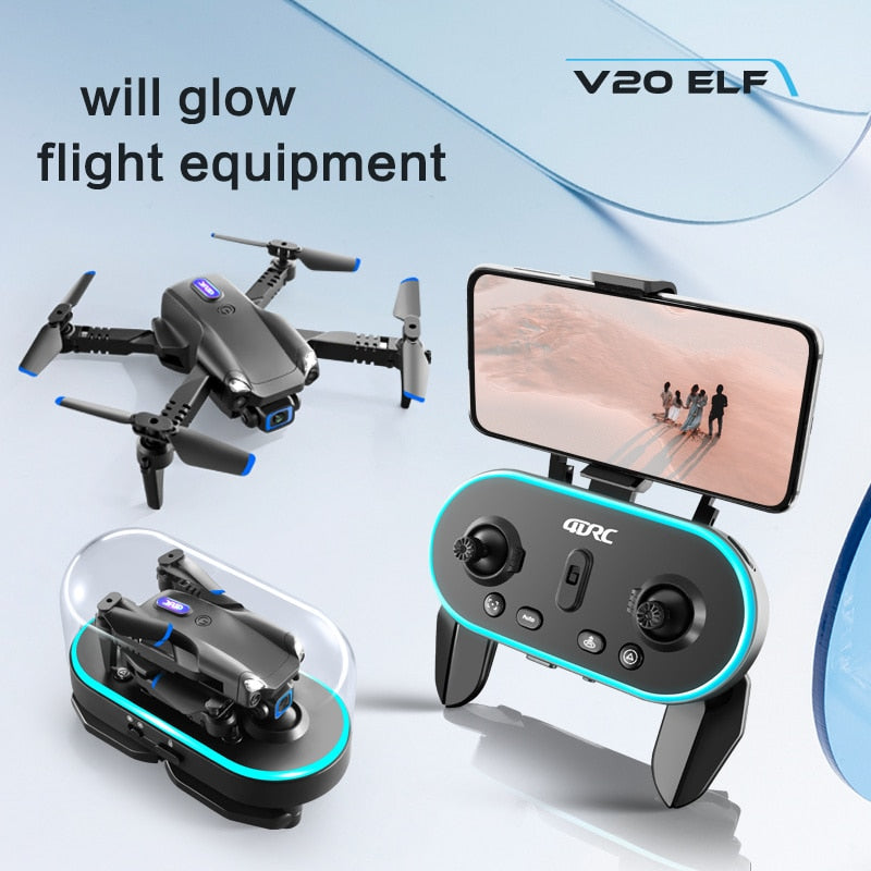 4DRC V20 Drone – 4K HD Dual Camera FPV Quadcopter with Foldable Design