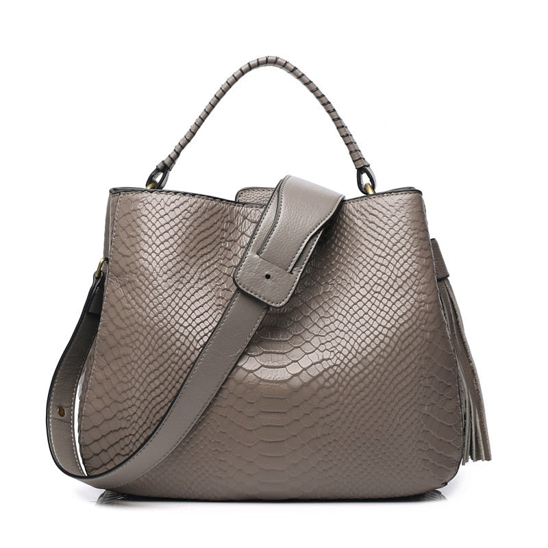 Zency Luxury Women Genuine Leather Handbags 2022 Fashion High Quality