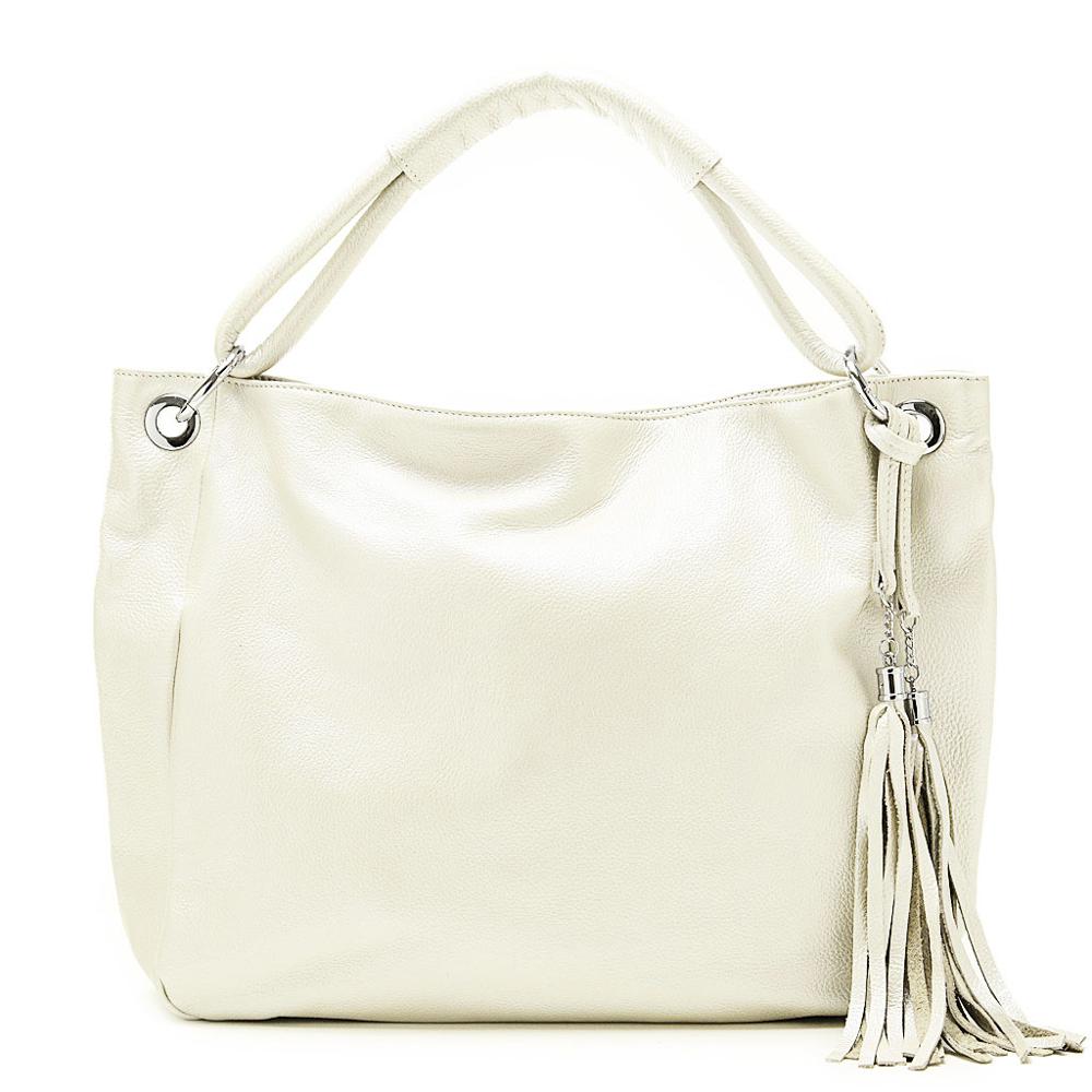 Zency 100% Soft Genuine Leather Tassel Women's Handbag