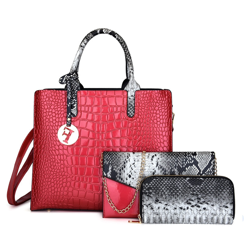 Fashion Sequined Letter Tassel Handbag for Women High Quality