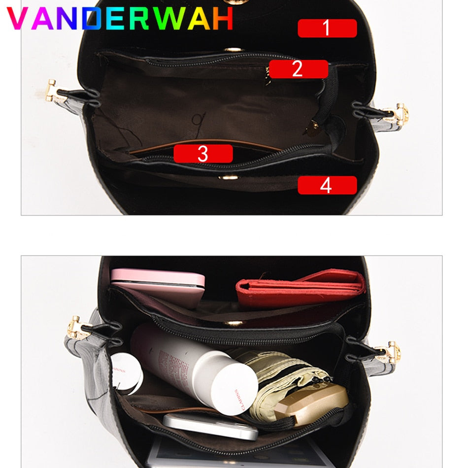 Petit sac fourre-tout en cuir de peau d'huile