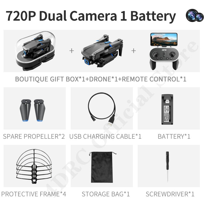 4DRC V20 Drone – 4K HD Dual Camera FPV Quadcopter with Foldable Design