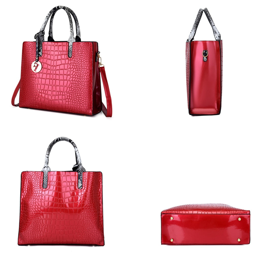 Fashion Sequined Letter Tassel Handbag for Women High Quality