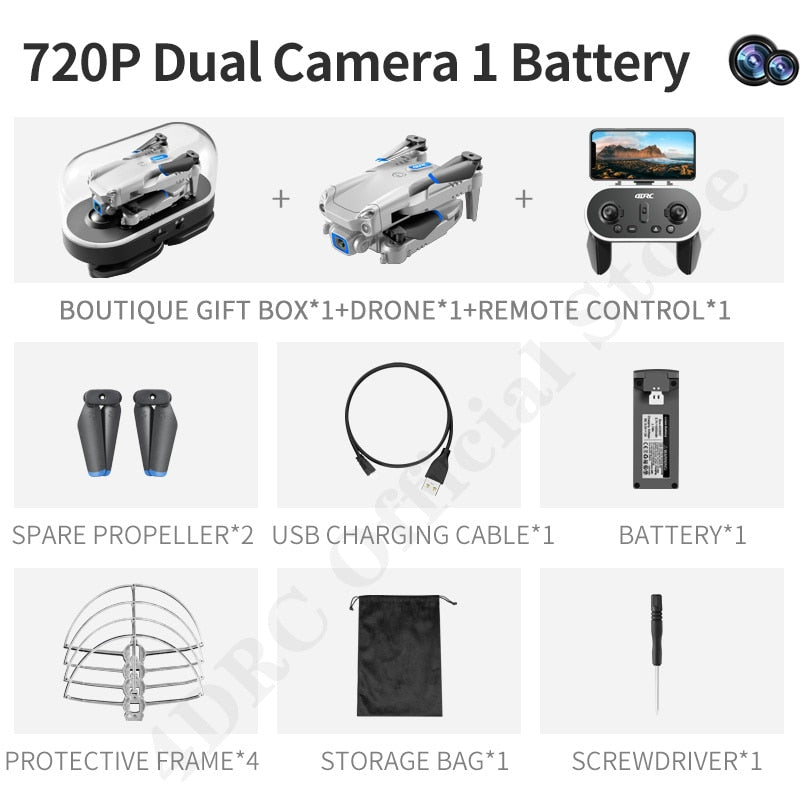 4DRC V20 Drone – 4K HD Dual Camera FPV Quadcopter with Foldable Design