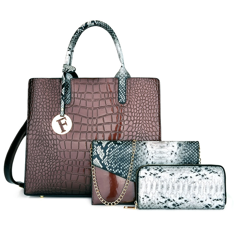 Fashion Sequined Letter Tassel Handbag for Women High Quality