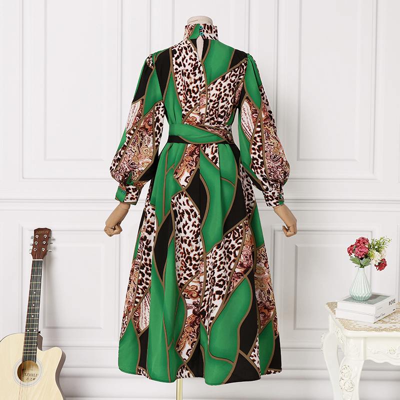 Women Holiday Maxi Dress 2022 VONDA Casual Tunic Long Maxi Dresses