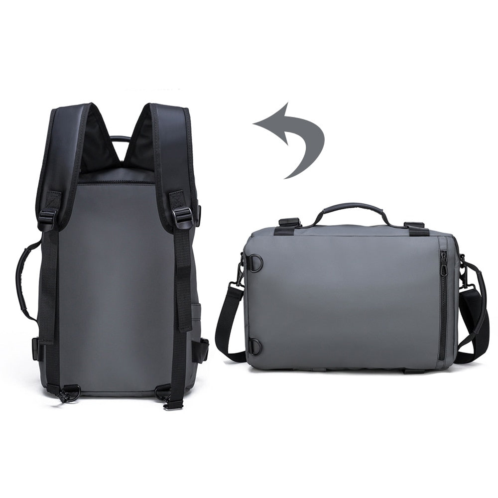15.6-Inch Large Laptop Backpack – Multifunctional Waterproof Travel Rucksack for Men