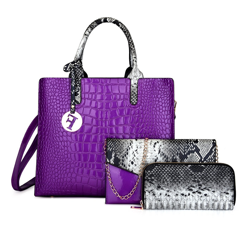 Fashion Sequined Letter Tassel Handbag for Women High Quality