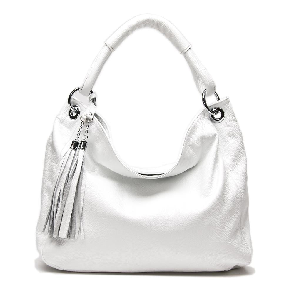 Zency 100% Soft Genuine Leather Tassel Women's Handbag