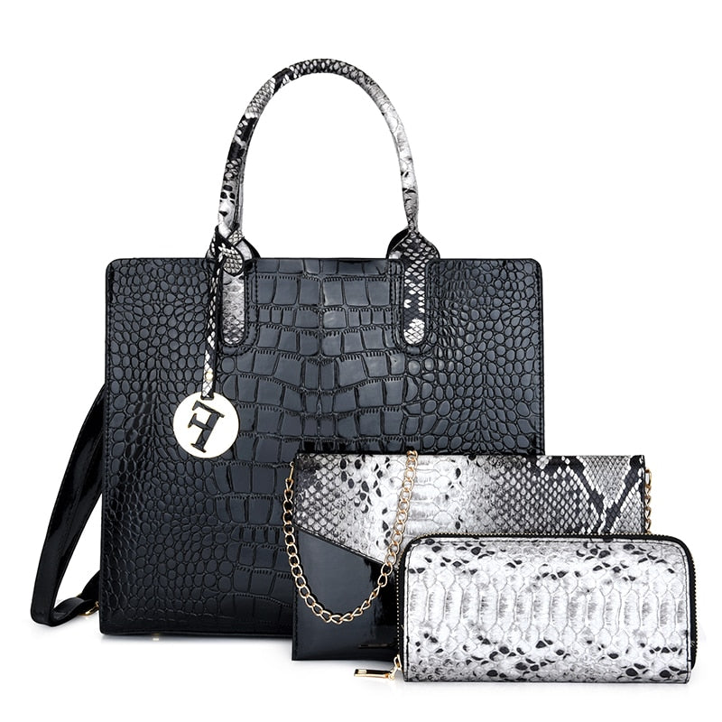 Fashion Sequined Letter Tassel Handbag for Women High Quality