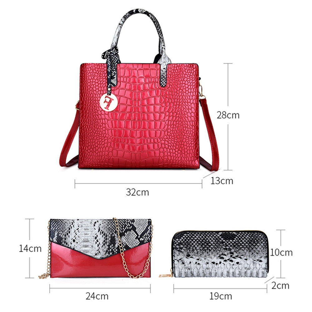 Fashion Sequined Letter Tassel Handbag for Women High Quality
