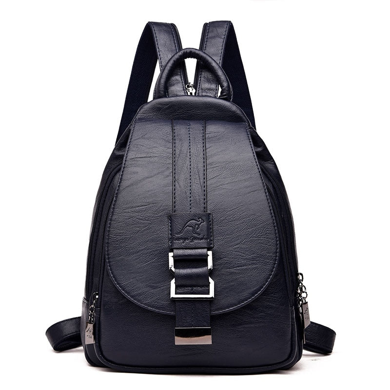 Designer Backpacks Women Leather Backpacks Female School Bag