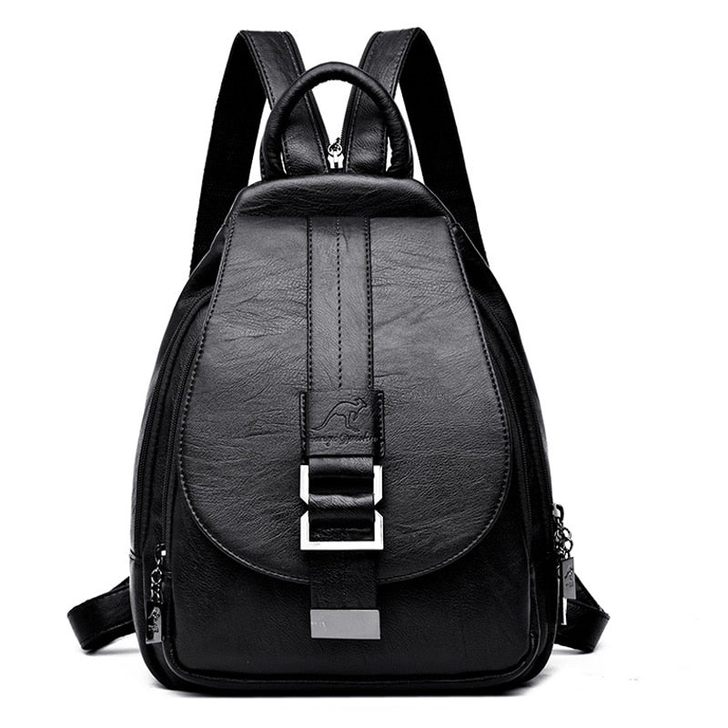 Designer Backpacks Women Leather Backpacks Female School Bag