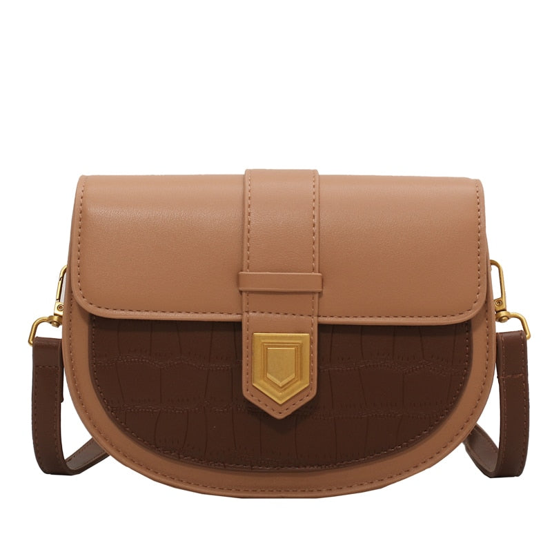 HOCODO Stone Pattern Pu Leather Crossbody Bags For Women