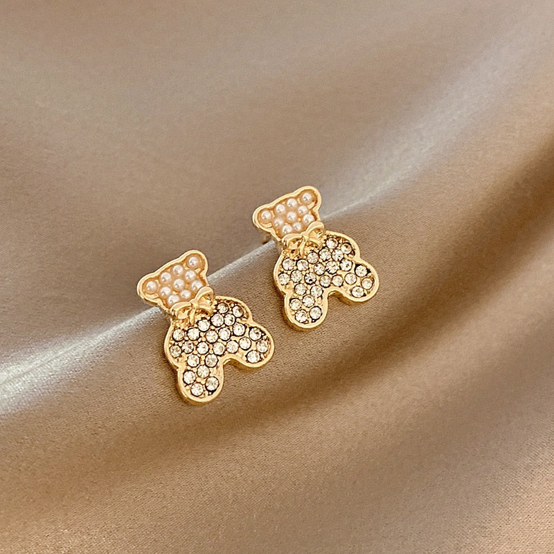 Fashion golden metal hoop earrings vintage ladies high-end irregular geometric round earrings jewelry