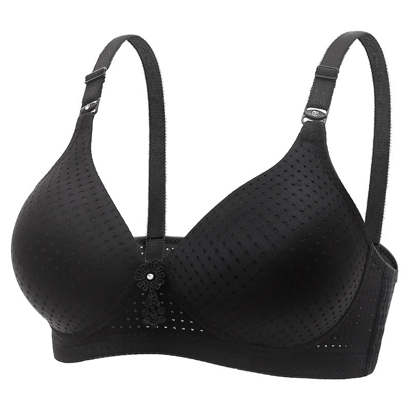 Bras For Women Underwear Wire Free B C Cup For Big Breast Ladies
