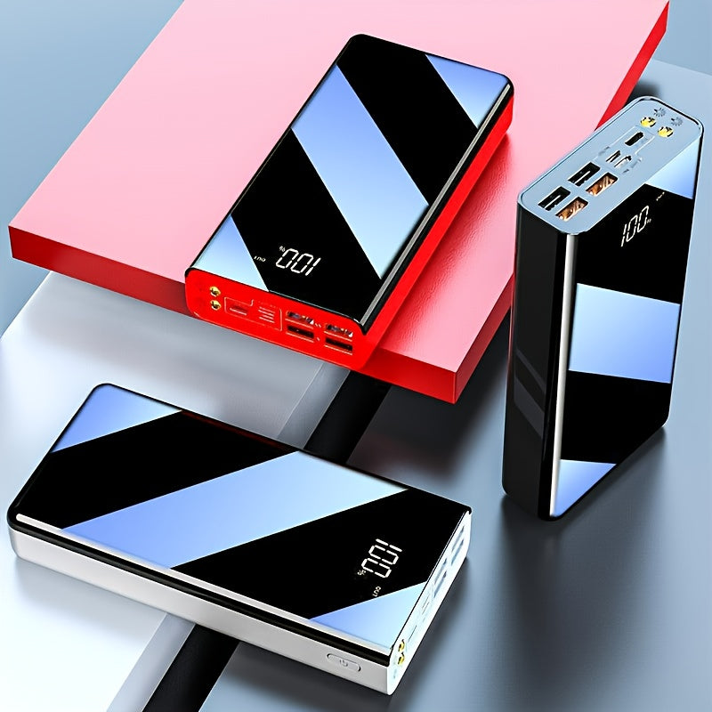 30000mAh/50000mAh Portable Power Bank, 22.5W Super Flash Charge with Digital Display, Outdoor Travel Camping Light, Fast-charging Reserve Battery Pack, Large-capacity Power Bank, Bidirectional Fast Charge