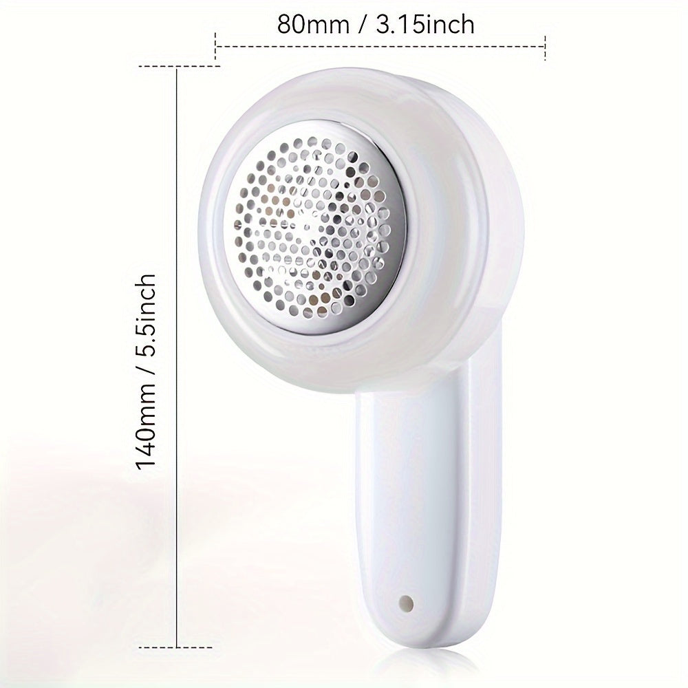 USB Rechargeable Electric Lint Remover - Fabric Shaver with One More Blade - Portable Fuzz Remover, Pilling Remover, Hairball Trimmer for Clothes, Bedding, Furniture, Carpet, Sofa, Cleaning Supplies, Cleaning Gadgets