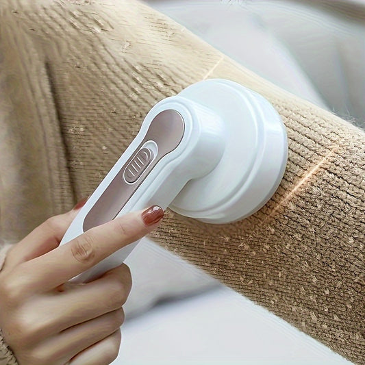 USB Rechargeable Electric Lint Remover - Fabric Shaver with One More Blade - Portable Fuzz Remover, Pilling Remover, Hairball Trimmer for Clothes, Bedding, Furniture, Carpet, Sofa, Cleaning Supplies, Cleaning Gadgets