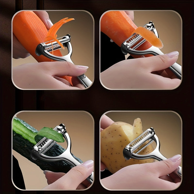 Premium Multi-Functional Fruit and Vegetable Peeler - Effortless Peeling — view 3 of home & kitchen