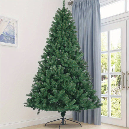 Unlit Artificial Christmas Tree, Holiday Spruce PVC Xmas Tree with Branch Tips — view 1 of home & kitchen