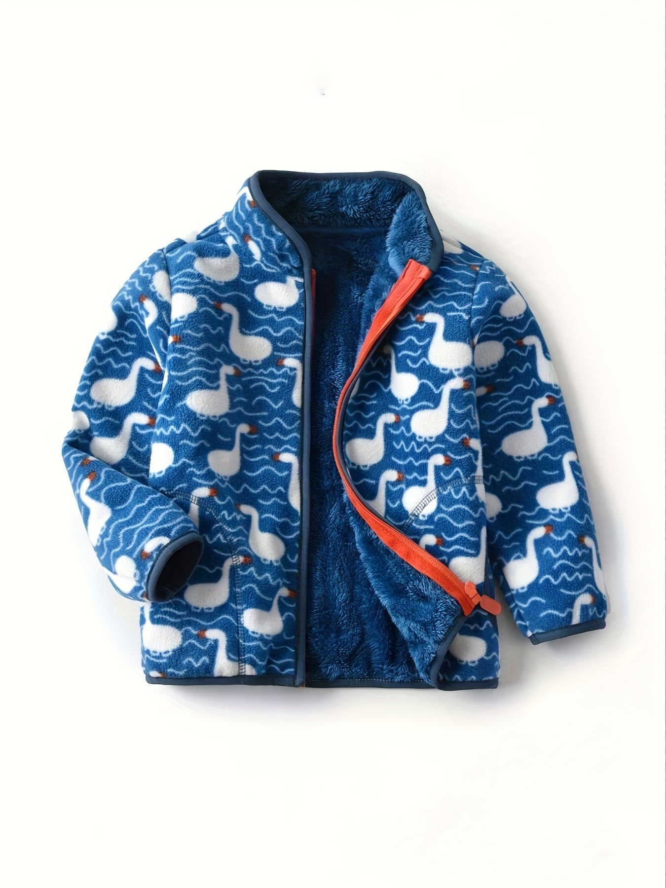 Kids' Vintage Dinosaur Fleece Jacket - Cozy Winter Wear