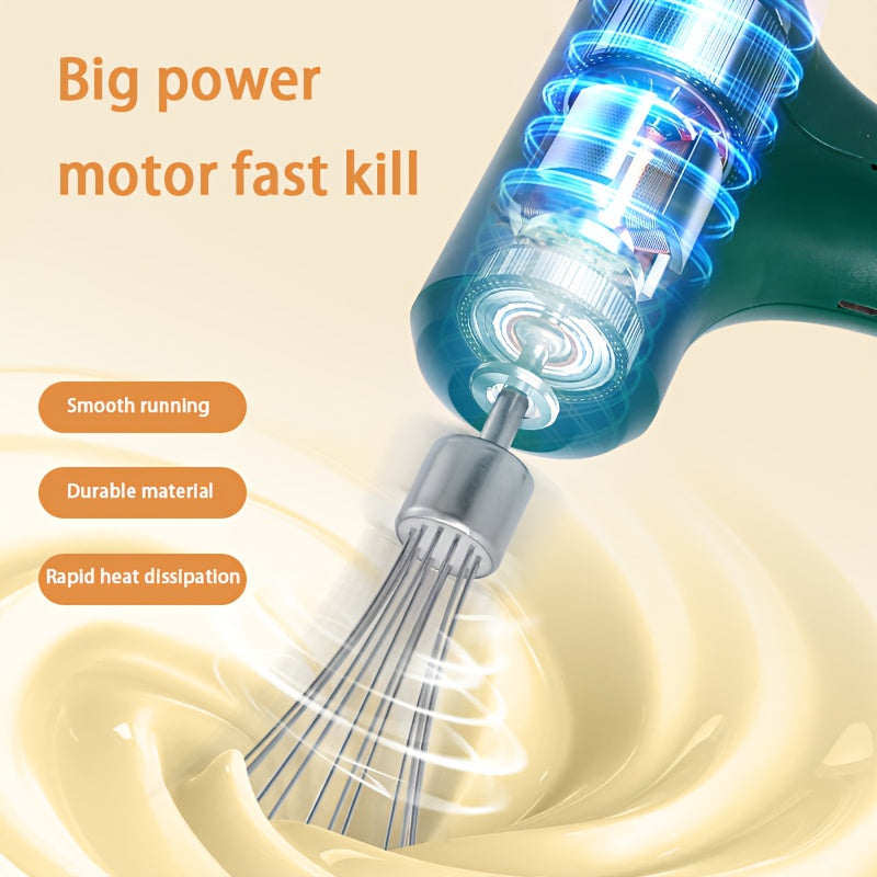 ISRBV-cordless Electric Egg Beater, Cream Whipper, Cake Baking Egg Beater, Ice Cream Mixer, Handheld Egg Beater, Stand-up Portable Mixer, Recommended Christmas And Thanksgiving Gifts, Suitable for Home/kitchen, Etc., Thanksgi