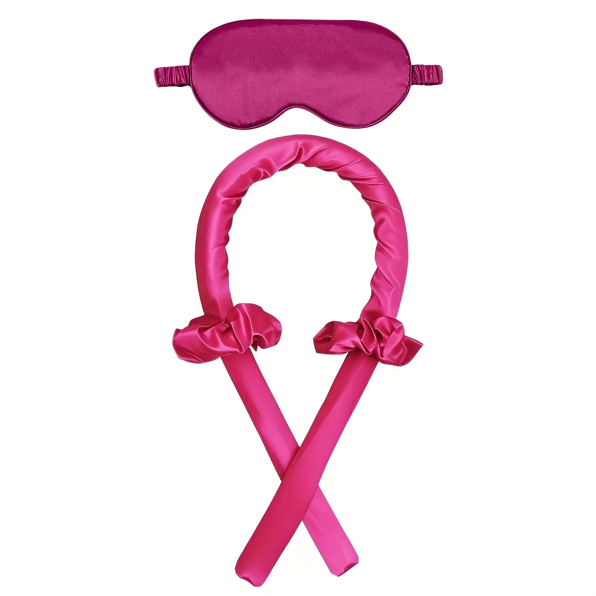 A Set of 4 Heatless Curling Rods And Satin Sleep Caps Suitable for All Hair Types — view 16 of beauty & personal care