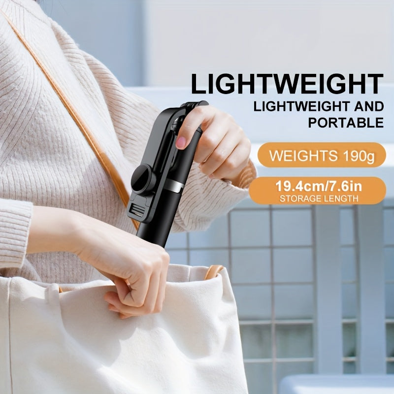 40" Selfie Stick Tripod with Wireless Remote – 360° Rotating Expandable Phone Tripod for iPhone & Android
