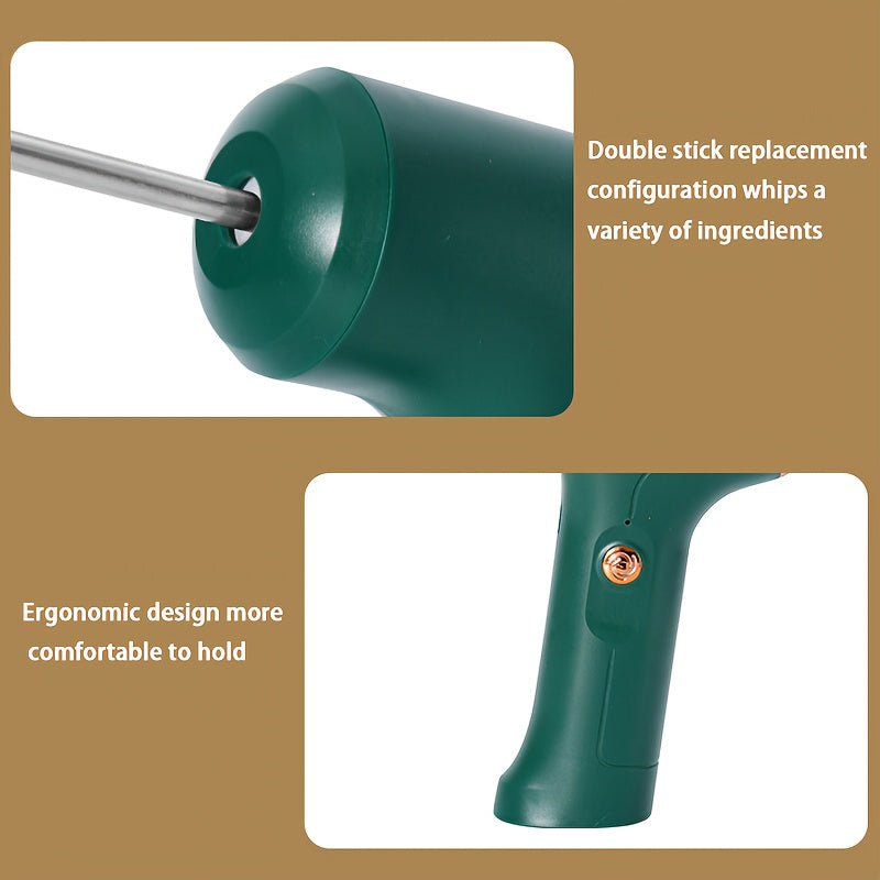 ISRBV-cordless Electric Egg Beater, Cream Whipper, Cake Baking Egg Beater, Ice Cream Mixer, Handheld Egg Beater, Stand-up Portable Mixer, Recommended Christmas And Thanksgiving Gifts, Suitable for Home/kitchen, Etc., Thanksgi