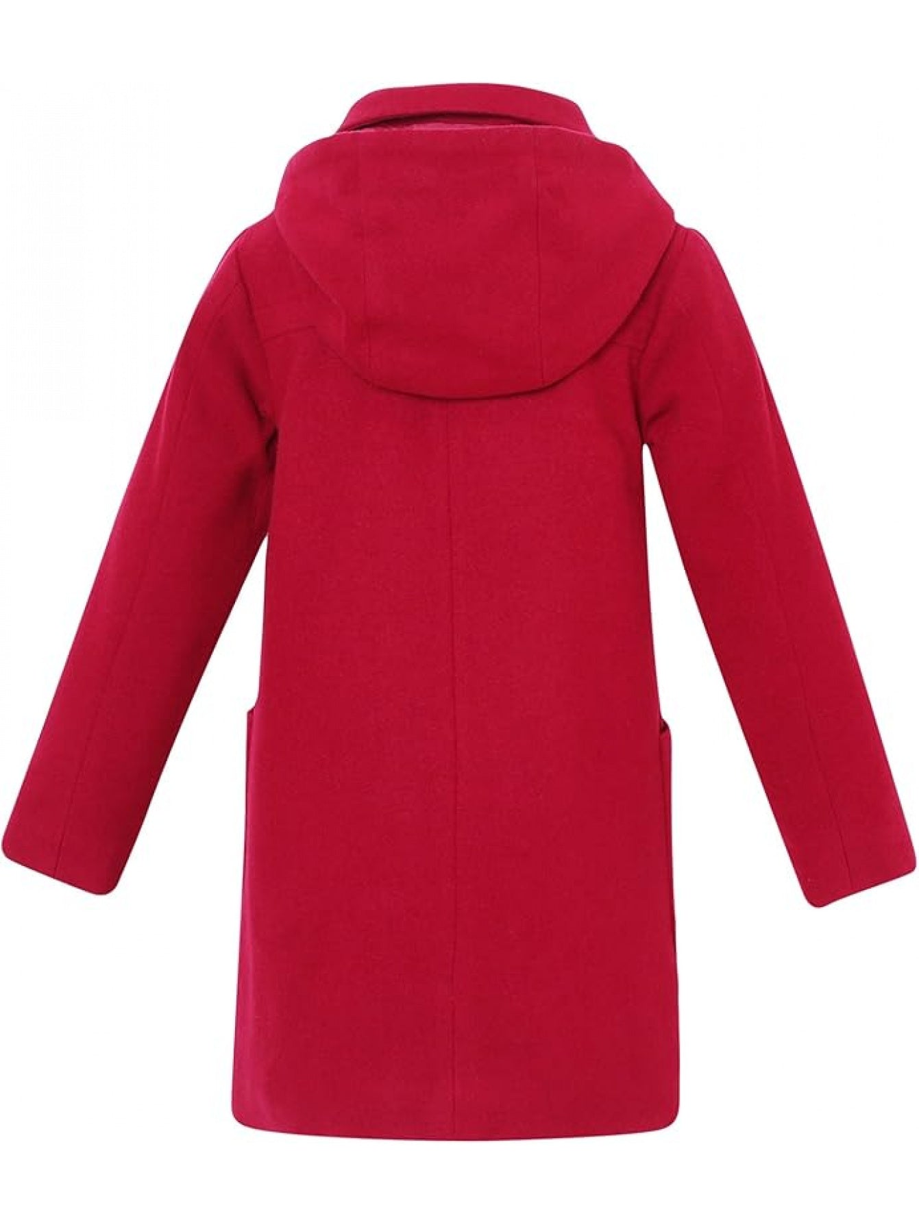 Bisous Girls’ Double-Breasted Trench Coat – Elegant Winter Jacket for Kids