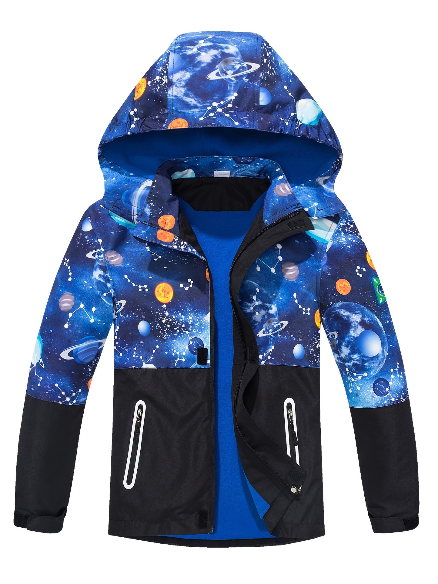 Boys' Starsky Rain Jacket - Waterproof & Fleece-Lined