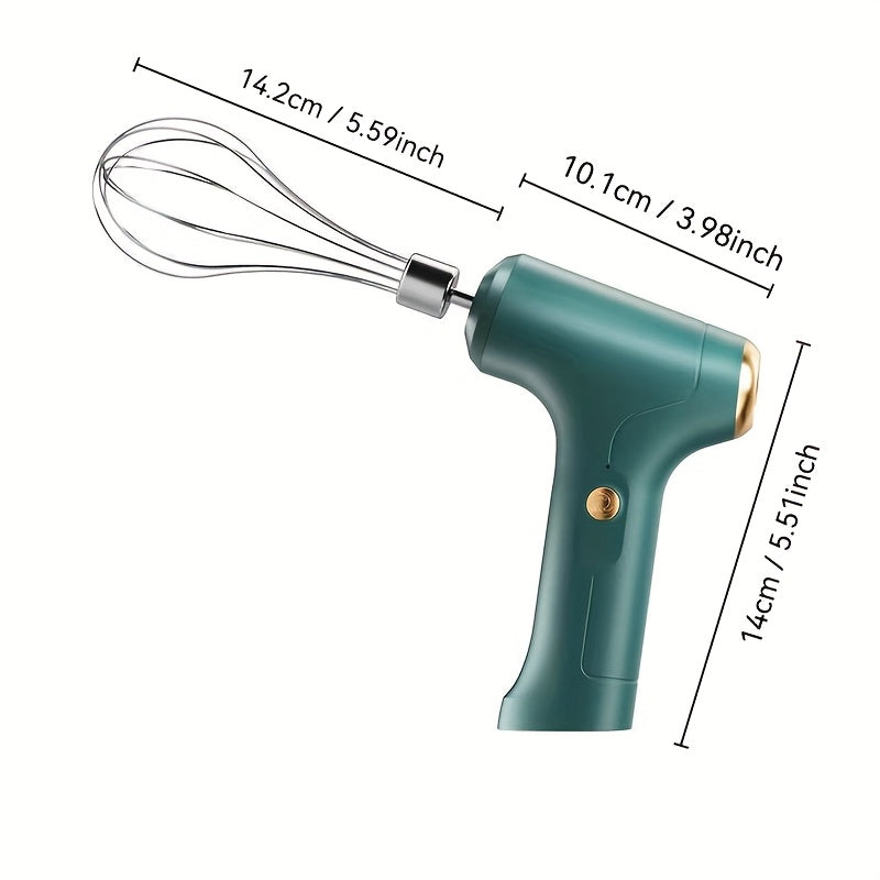 ISRBV-cordless Electric Egg Beater, Cream Whipper, Cake Baking Egg Beater, Ice Cream Mixer, Handheld Egg Beater, Stand-up Portable Mixer, Recommended Christmas And Thanksgiving Gifts, Suitable for Home/kitchen, Etc., Thanksgi