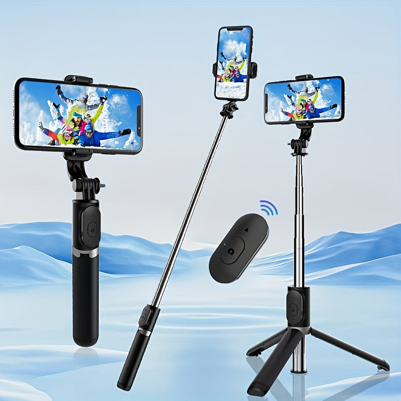 40" Selfie Stick Tripod with Wireless Remote – 360° Rotating Expandable Phone — view 13 of electronics & gadgets