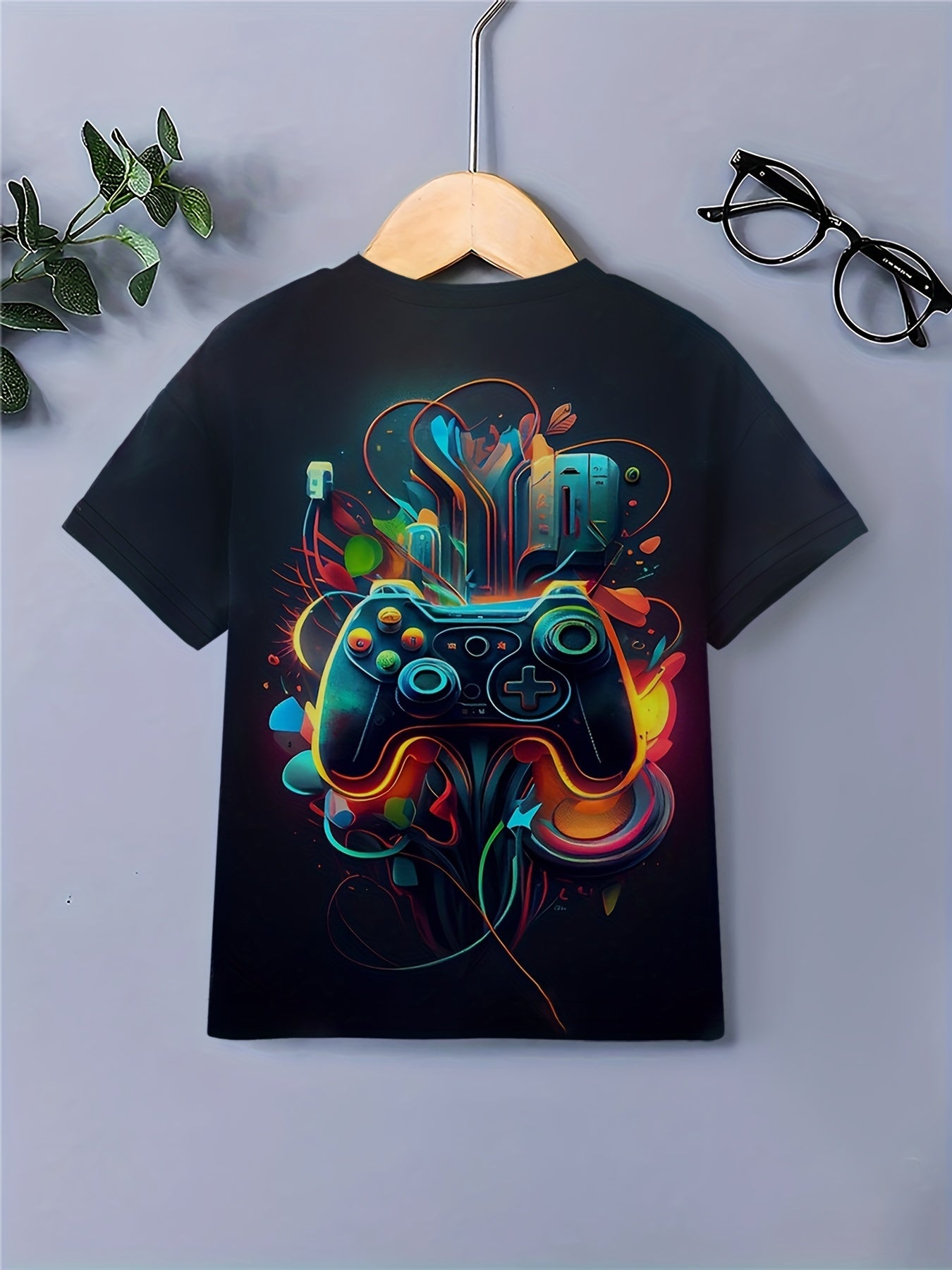 Boys' Meaningful T-Shirt - 3D Print, Cool, Versatile, Smart, Short Sleeve, Trendy, Gift Idea, Unique Design