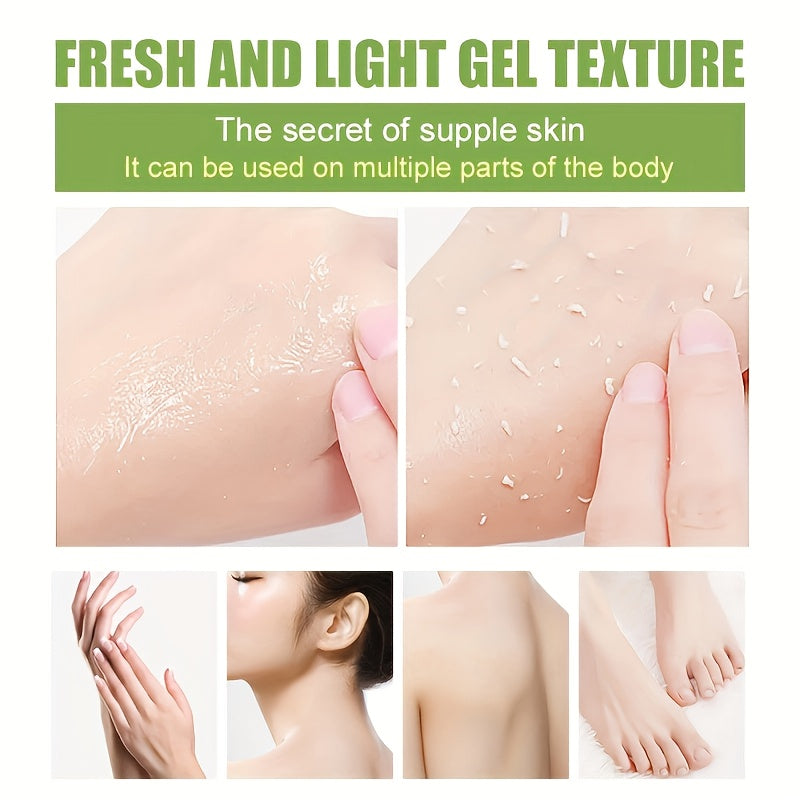 Deep Cleansing Exfoliating Gel - 200ml, with Mandelic Acid - Aloe & Rose Extract, Long-Lasting Moisture Cleanses Pores Exfoliating Gel for Both Face And Body Suitable for Daily Use