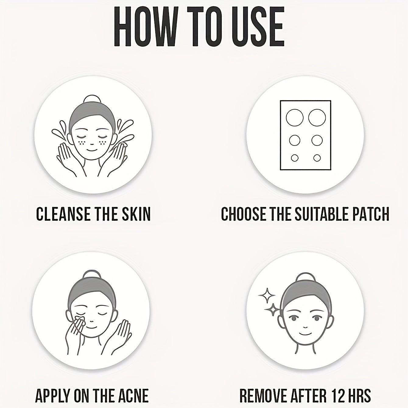 720pcs of Uniquely Designed Hydrocolloid Patches - Unscented, Invisible, And Non-Drying Dots Suitable for All Light Beige Skin Tones, Providing Gentle Absorption And Ready-To-Use Care for Emergencies, Ideal for Facial Use, Pa
