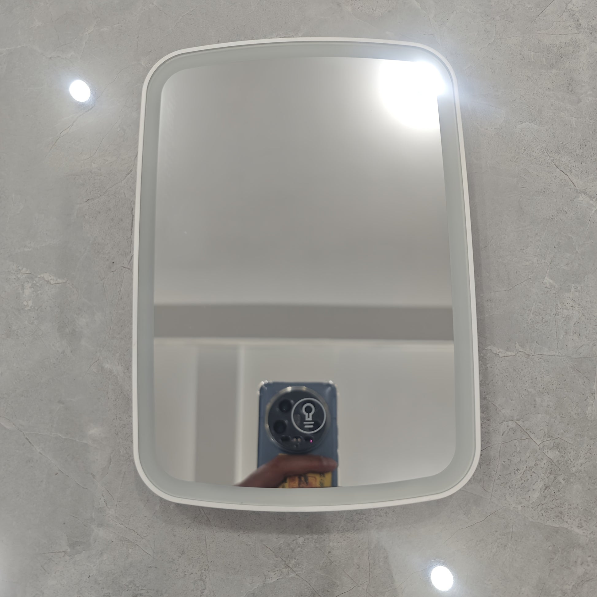 LED Makeup Mirror with Touch Sensor, Portable Folding Desktop Cosmetic Mirror, 3 Lighting Modes - White, Daylight and Warm Light, Adjustable Brightness, USB Charging, Compact for Travel, Gift for Ladies, Girls' Makeup Mirror,