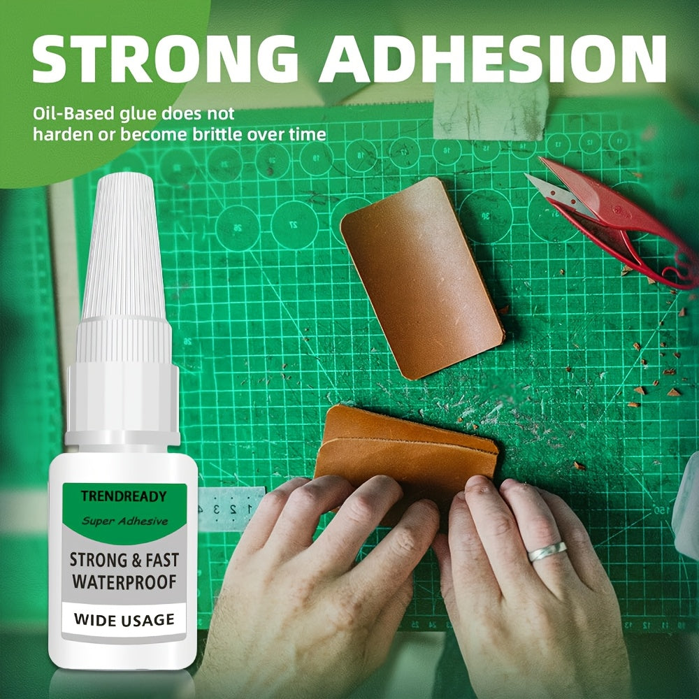 4pcs Heavy Duty Super Glue - Fast Drying Clear Waterproof Adhesive, - Strong for Plastic, Wood, Metal, Ceramic, Leather, PVC - Suitable for DIY Crafts, Rhinestone, Nail & Shoe Repairs - Multi- Glue