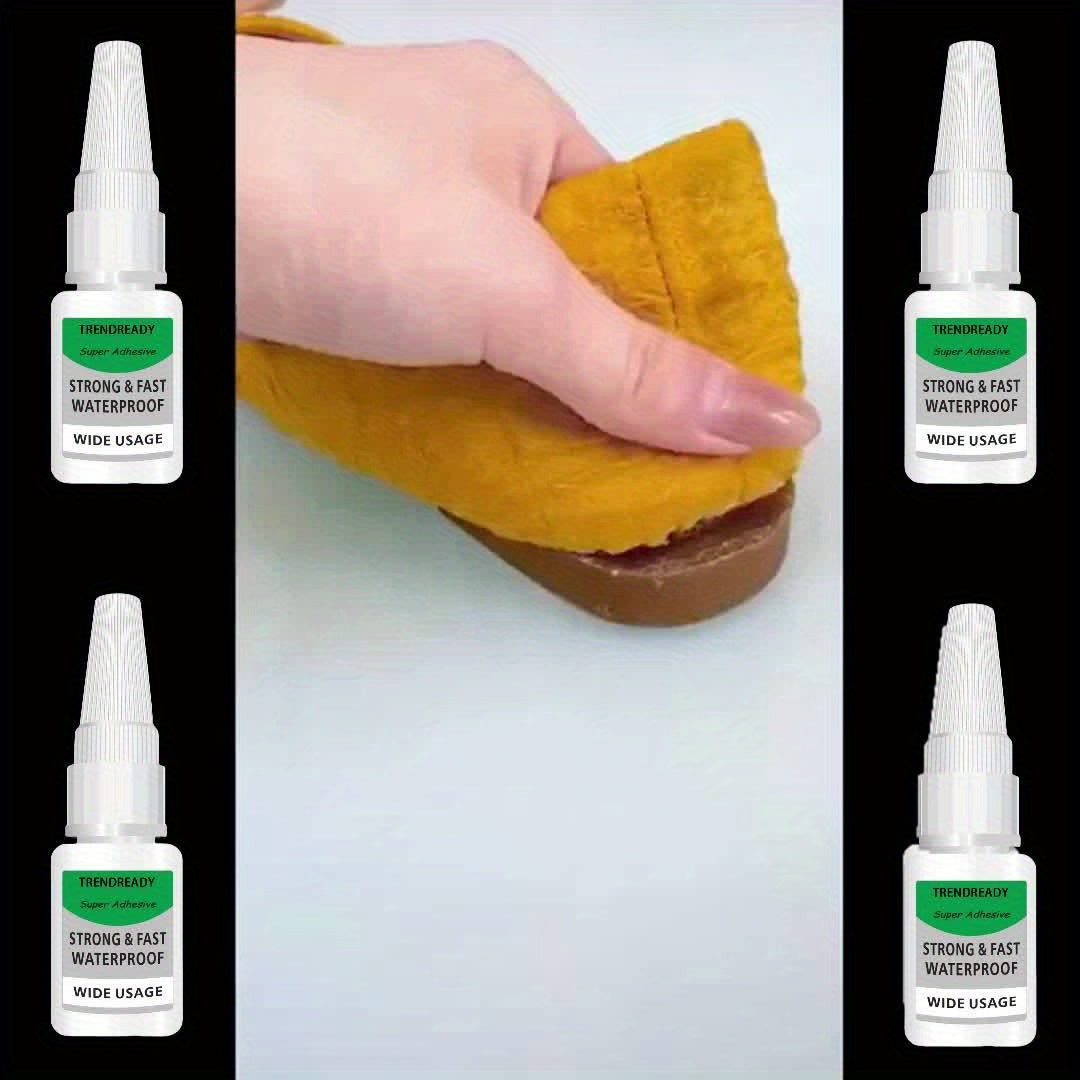 4pcs Heavy Duty Super Glue - Fast Drying Clear Waterproof Adhesive, - Strong for Plastic, Wood, Metal, Ceramic, Leather, PVC - Suitable for DIY Crafts, Rhinestone, Nail & Shoe Repairs - Multi- Glue