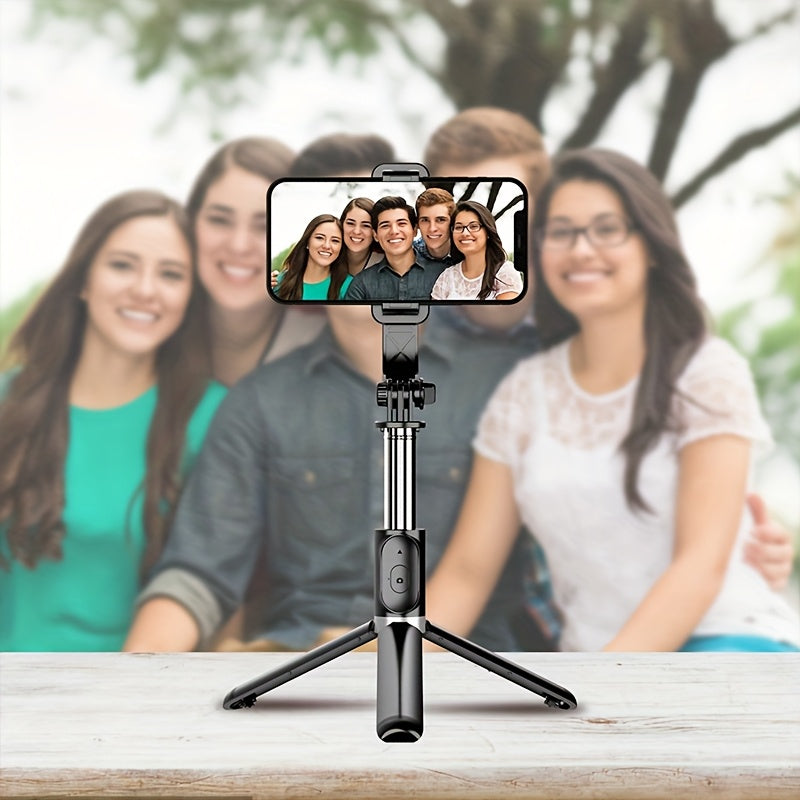 40" Selfie Stick Tripod with Wireless Remote – 360° Rotating Expandable Phone Tripod for iPhone & Android