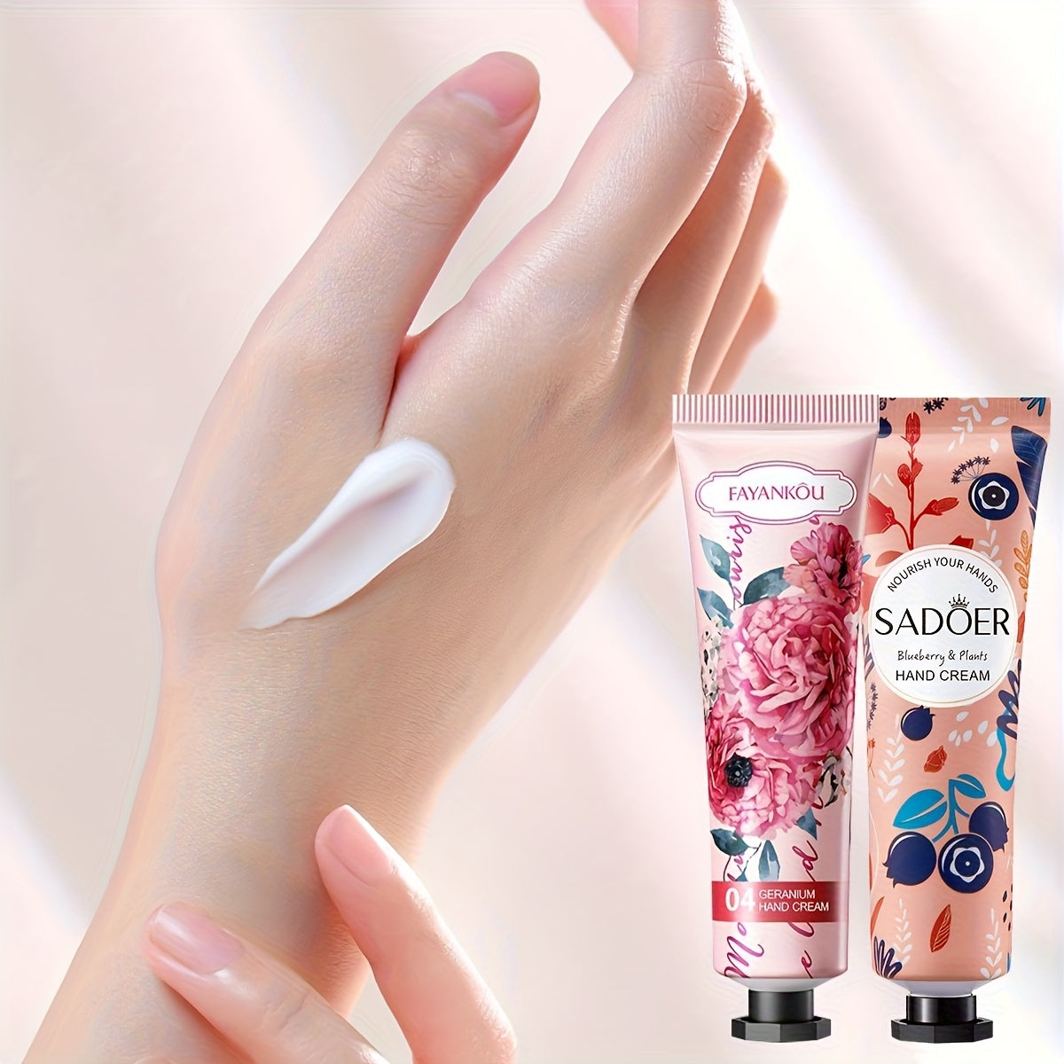 30-Piece Hand Cream Set, Randomly Shipped, Autumn/Winter Moisturizing Plant-Based Fragrance Lotion, Suitable for Cracked Hands, Body-Hand Care Moisturizing Cream, Body Hydrating Mini Hand Cream, Travel Size Bulk Pack