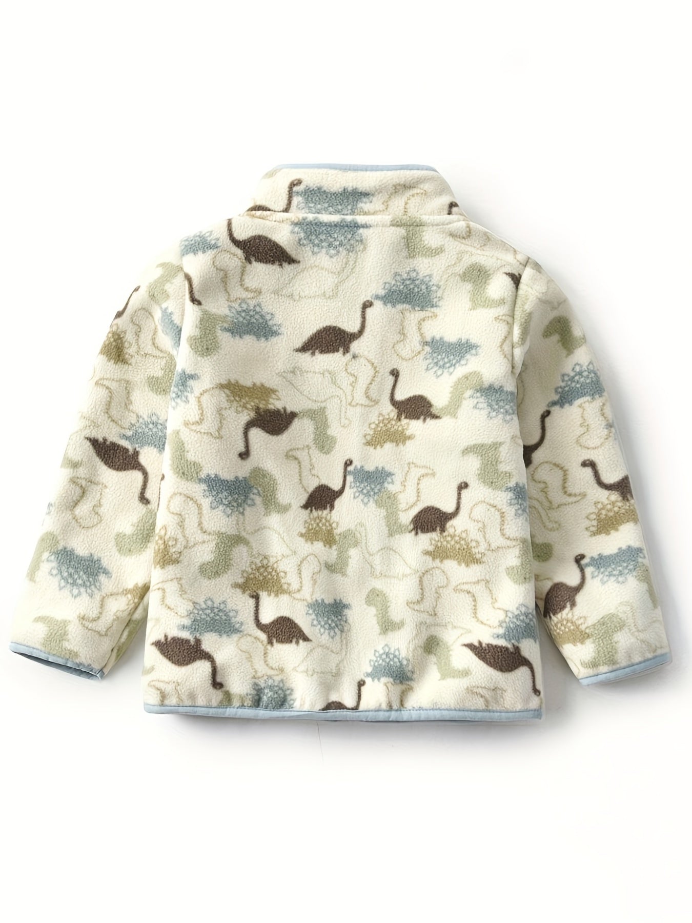 Kids' Vintage Dinosaur Fleece Jacket - Cozy Winter Wear