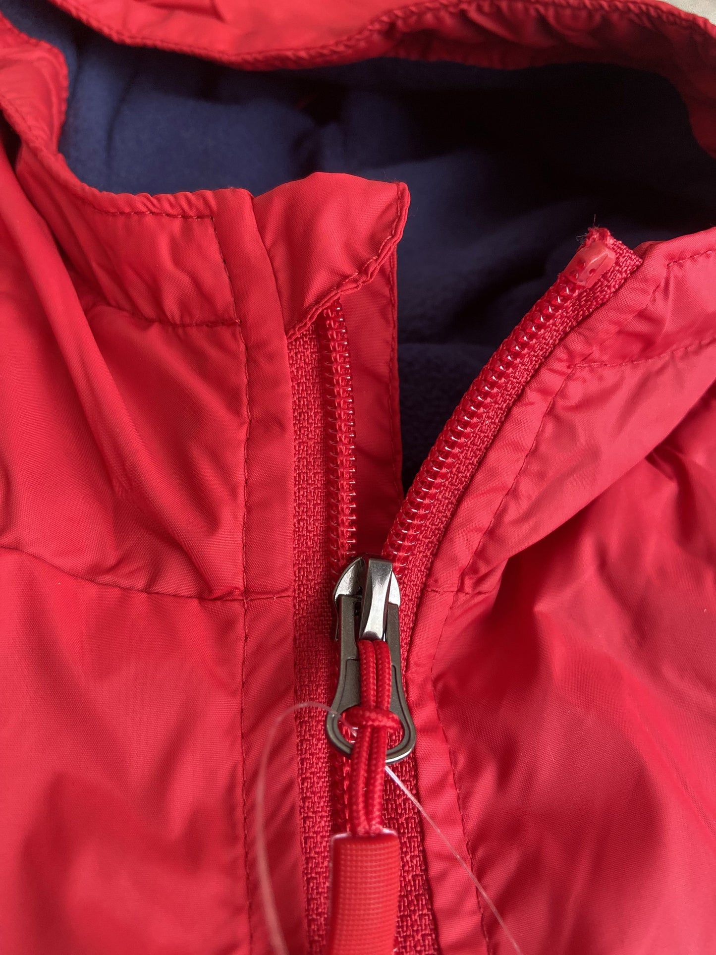 Boys Premium Zip Up Hooded Raincoat - Water-Resistant Windbreaker for Spring.