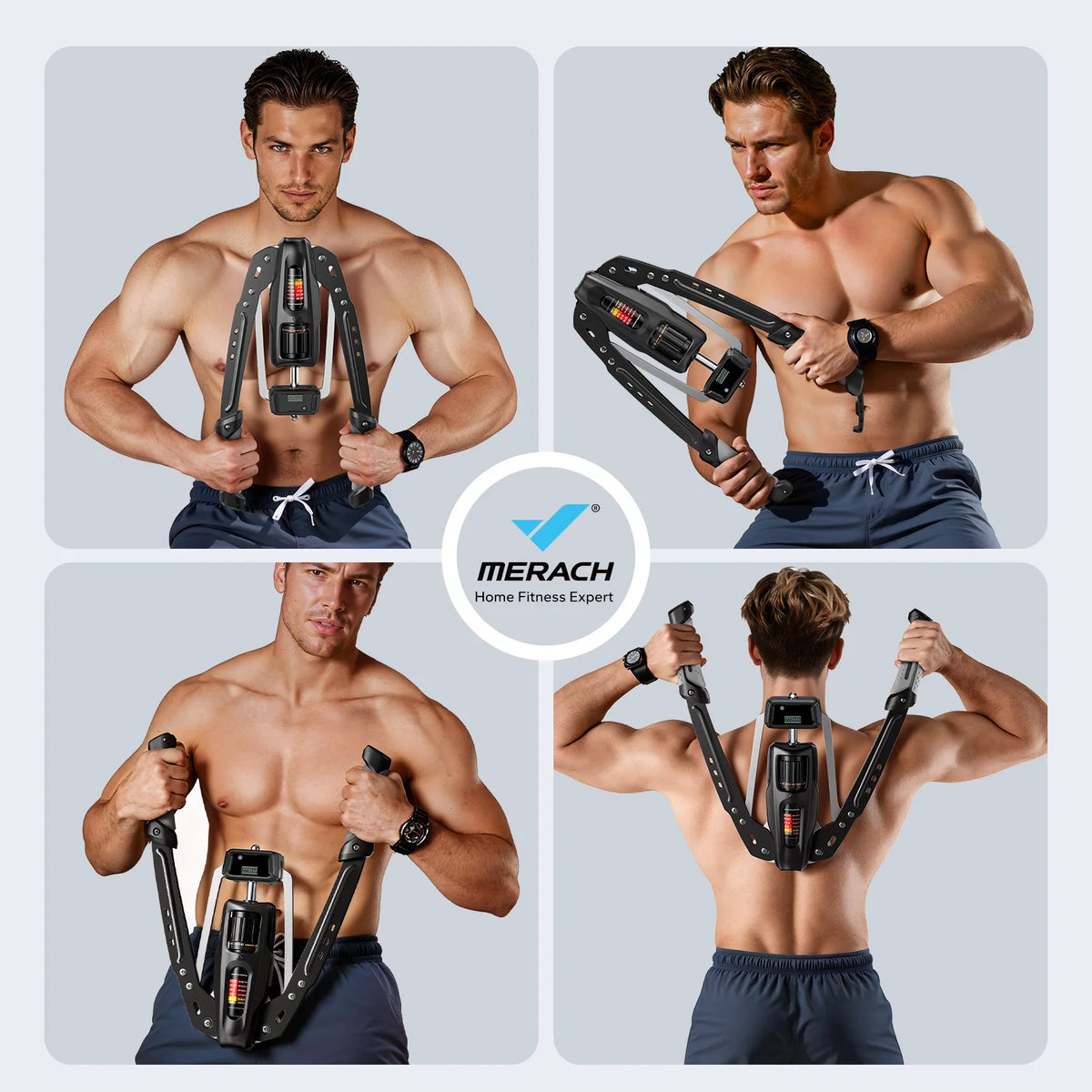 Adjustable Hydraulic Arm Trainer with Digital Counter, 22-440 lb — product photo 5
