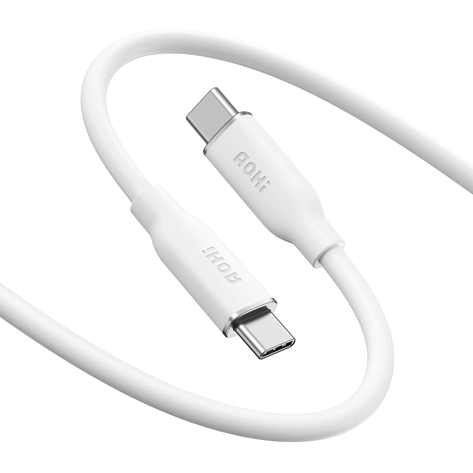 AOHI 240W PD 3.1 USB-C to USB-C Silky Cable — Premium Fast Charge 3.3ft — view 9 of chargers & cables