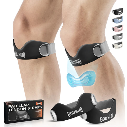 GOUNOD Patellar Tendon Knee Strap — Adjustable Pain Relief for Runners — view 1 of braces & support