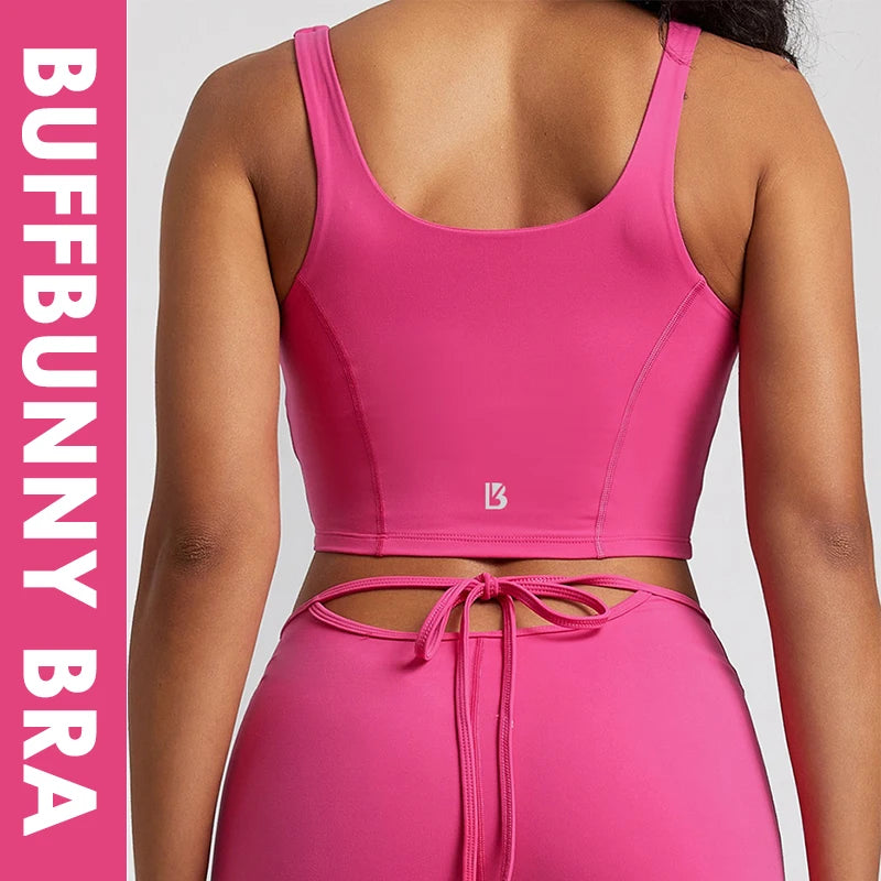 Buffbunny Bra Women Fitness Sport Top Yoga Sportswear Soft Gym Workout Tops Breathable Buff Bunny Crop Running Gym Underwear