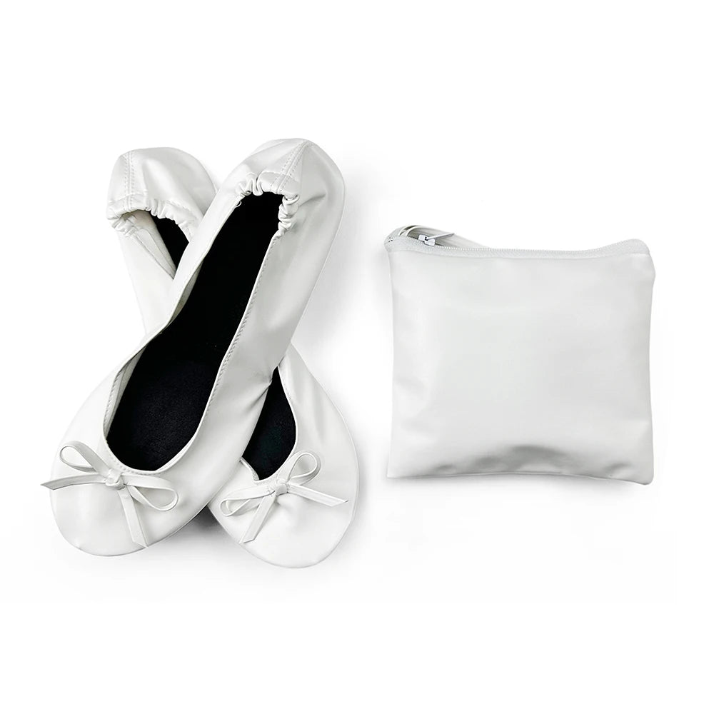 Flats & Ballet — Foldable Roll-Up Ballet Flats, Portable Purse-Size Travel Slippers — view 4 of flats & ballet